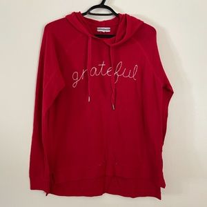 Red Grateful Hoodie PJ Sweater
